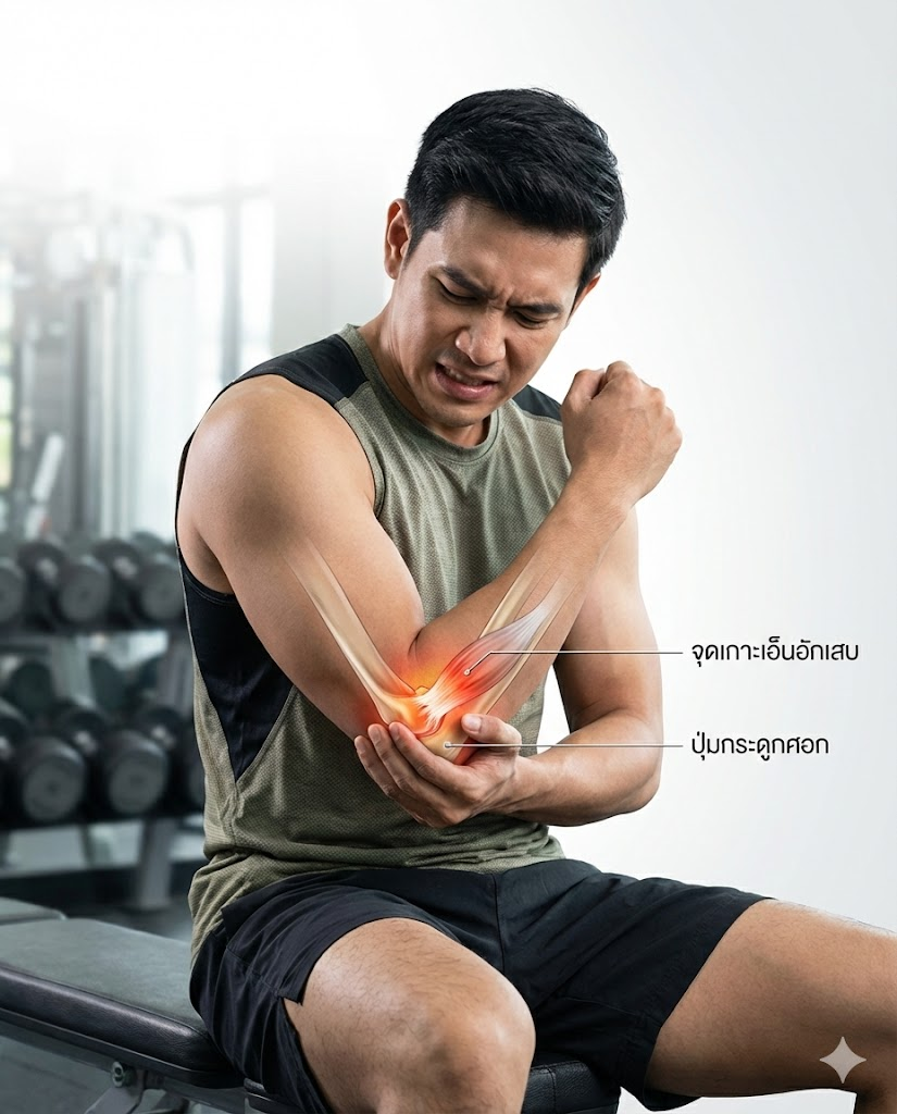 บิดลูกบิดประตู หรือยกของเบาๆ กลับเจ็บจี๊ดที่ "ศอกด้านนอก" จนน้ำตาเล็ด!
